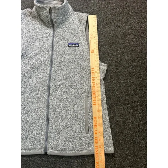 Patagonia Better Sweater Vest Gray Womens Small Full Zip Fleece Knit Outdoors - Picture 3 of 9